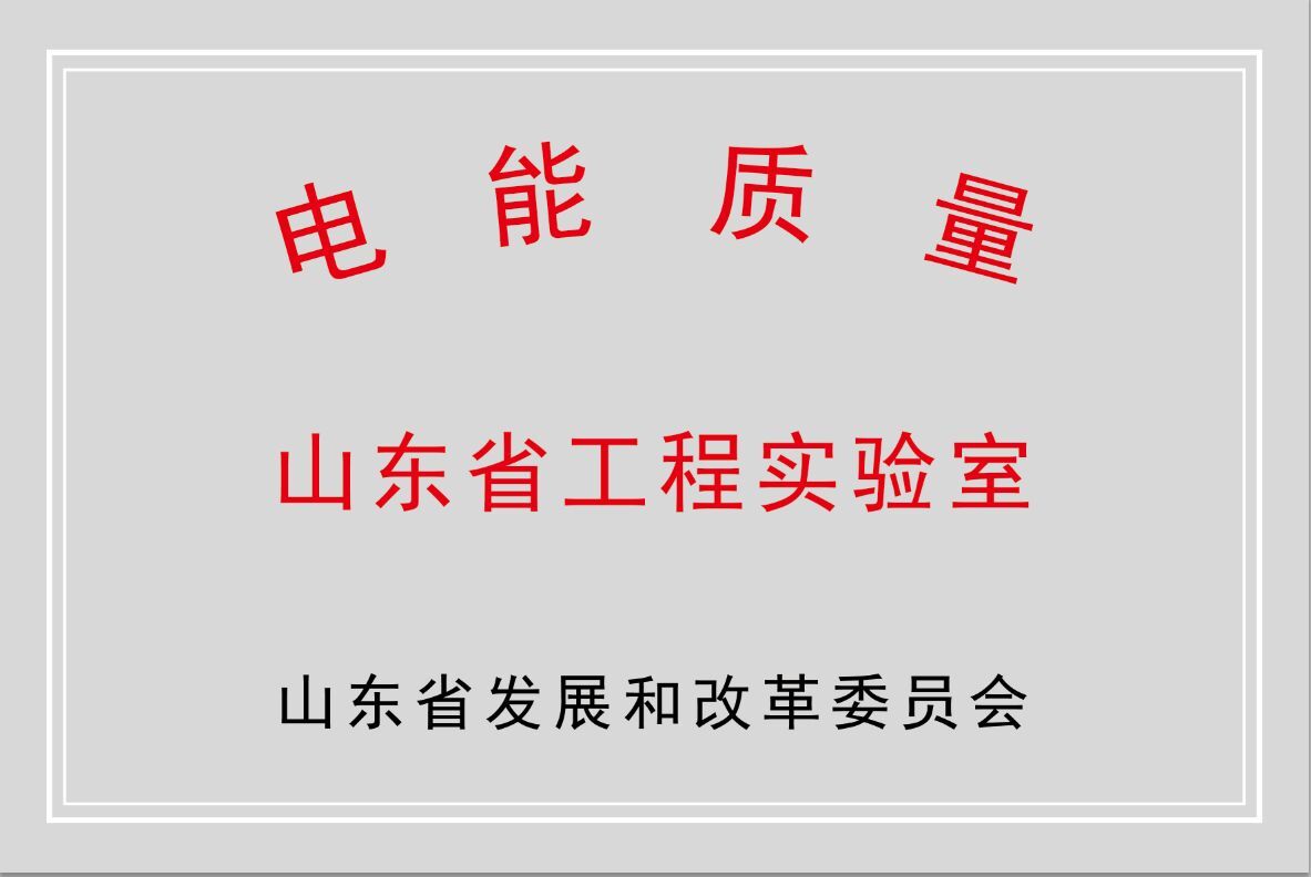 乐玩·体育公司获批“山东省电能质量工程实验室”